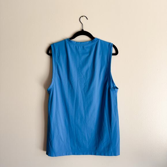 Fabletics Bright Blue The Training Day Muscle Tank - Medium - Picture 5 of 7